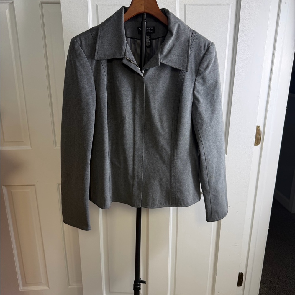Worthington Elegant Gray Women's Blazer Size 14